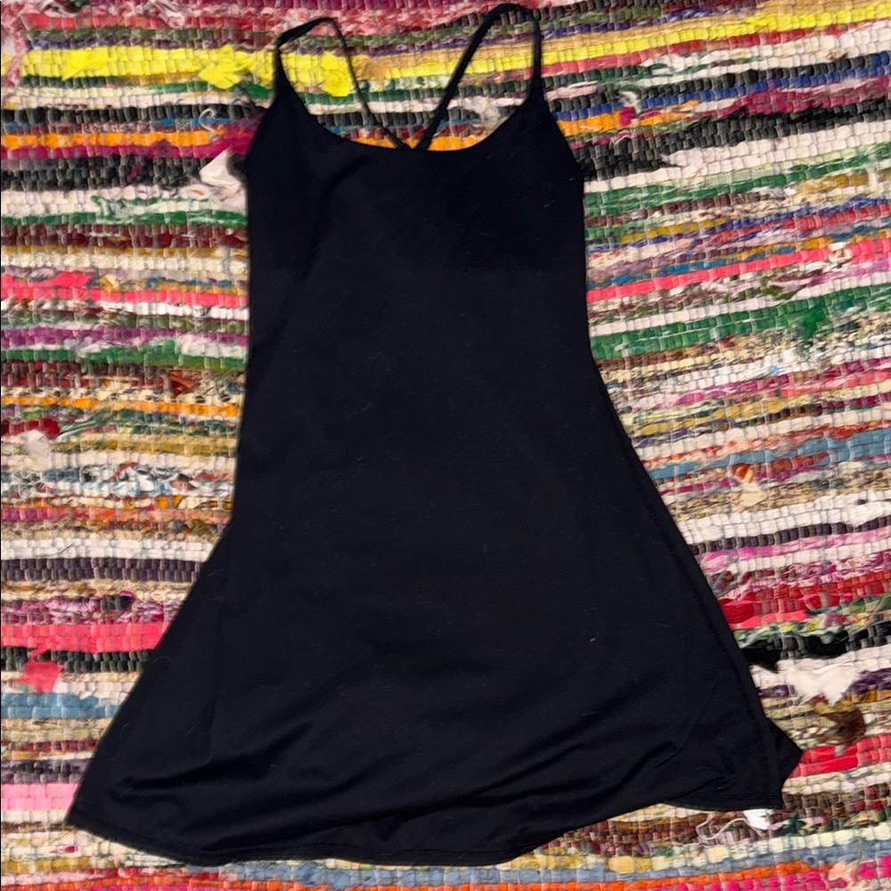 Black Spaghetti Strap Dress
